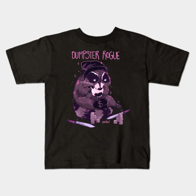 Dumpster Rogue Kids T-Shirt by paintdust